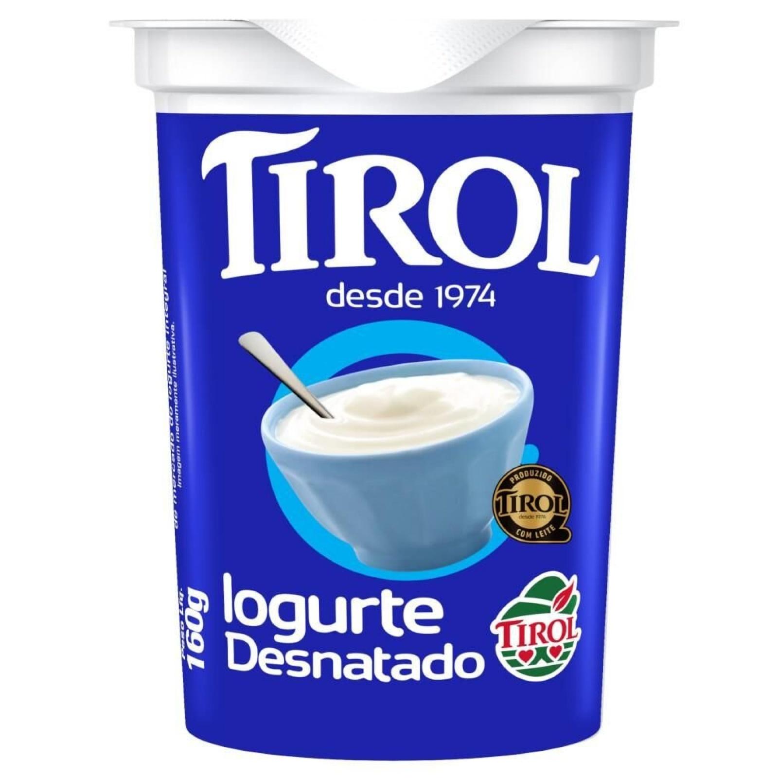 Iogurte Natural Desnatado 160g