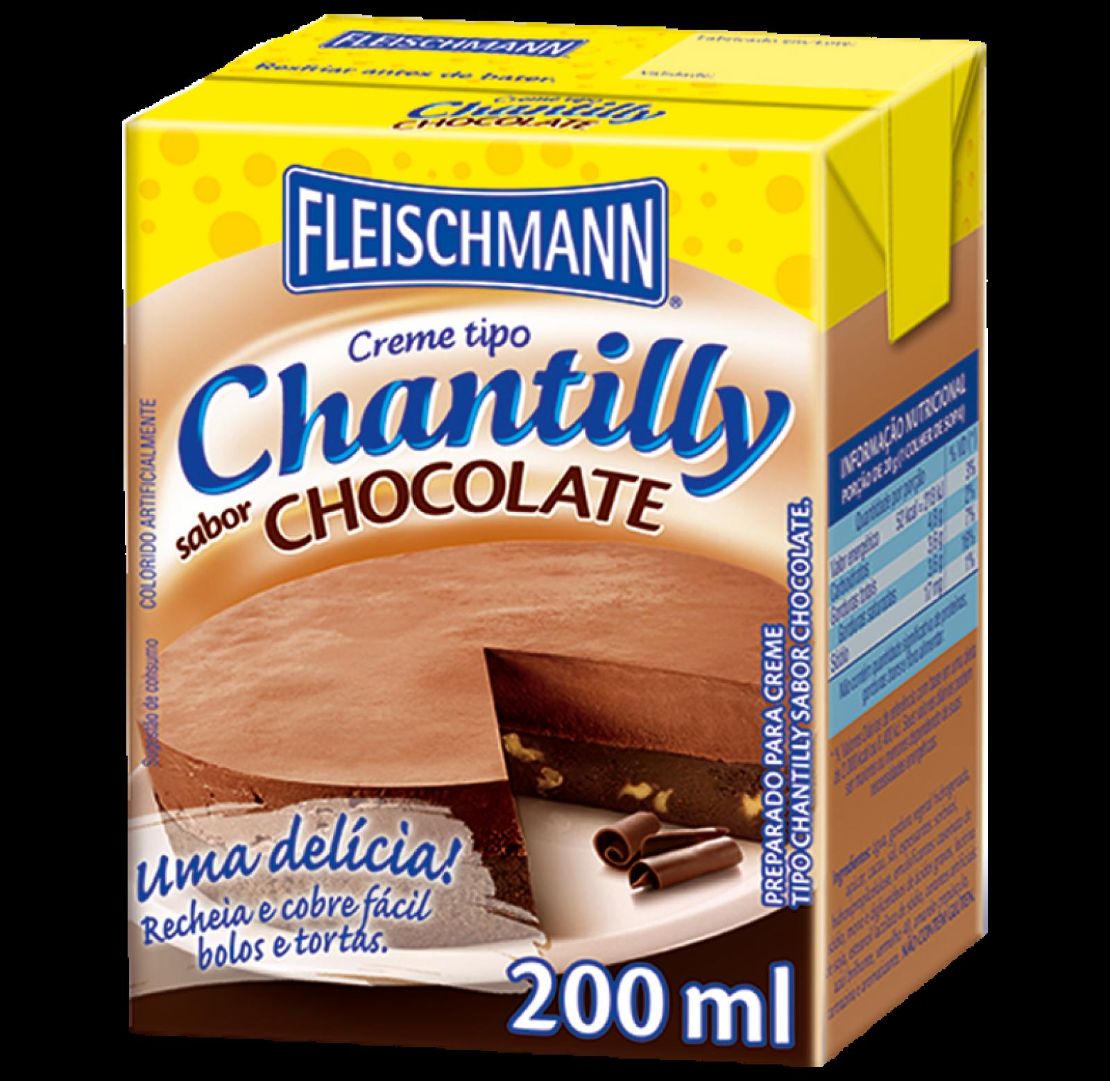 Creme Chantilly de Chocolate 200ml